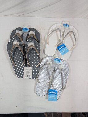 Sun & Sky Variety Flip Flops x4